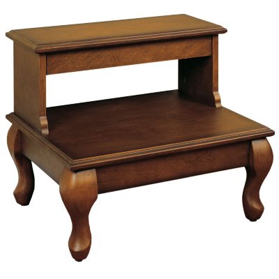 Attic Cherry Antique Cherry Bed Steps with Drawer