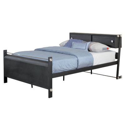 Z-Bedroom Full Bookcase Bed w/Flat Panel Footbrd