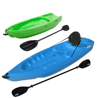 Lifetime 8' Adult / 6' Youth Kayak Combo Pack