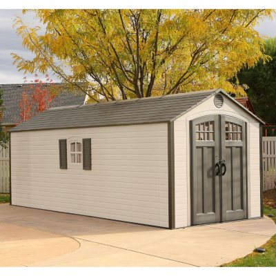 lifetime 8 x 20 outdoor storage shed by lifetime item 516506 model 