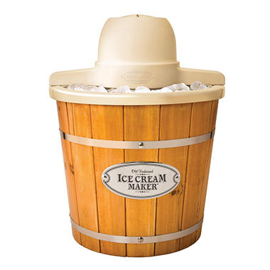 ... Vintage Collection Wood Bucket Ice Cream Maker (4-Quart) - Sams Club
