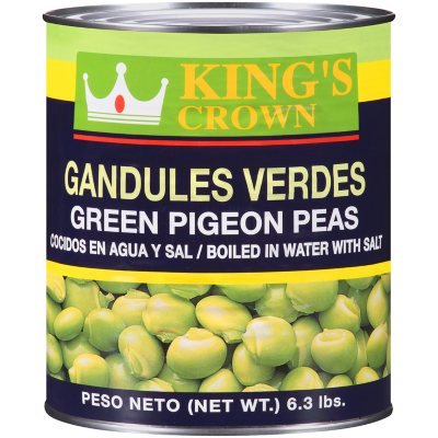 King's Crown Green Pigeon Peas - 6.3 lbs.