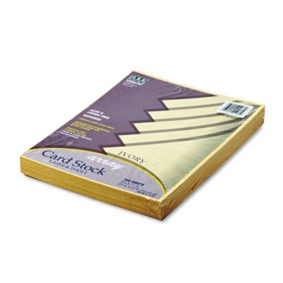 Pacon - Array Colored Card Stock, 65lb, Ivory - 100 Sheets