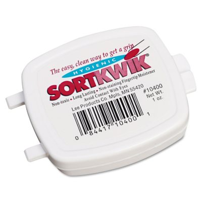 Lee Sortkwik - Sortkwik Fingertip Moisteners, 1 oz, Pink