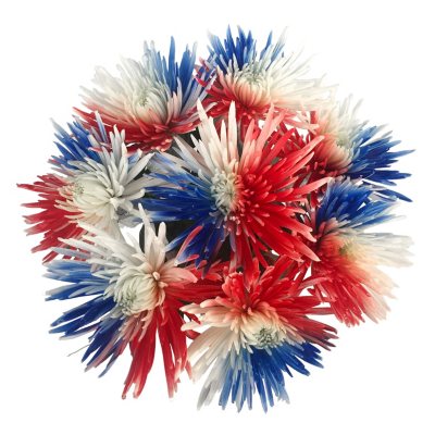 Christmas Seasonal Pompons - 120 Stems