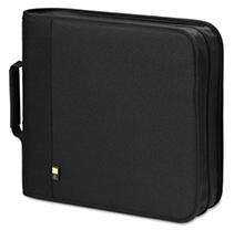 This media holder is an expandable zippered binder that has a tough, resilient nylon exterior that resists dirt. The patented polypropylene ProSleeves&reg; keep dirt away to prevent scratching of delicate CD surface. The removable pages allow for convenient organization and the patented CD sleeves with universal holes fit Case Logic binders and standard binders.