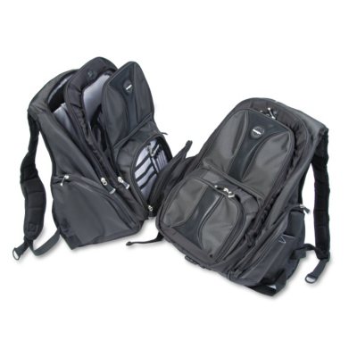 Kensington Contour Laptop Backpack, Nylon, Black