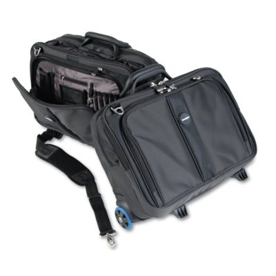 Kensington Contour Roller Laptop Case, Nylon, Black