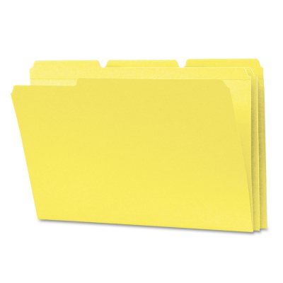 Smead - File Folders, 1/3 Reinforced Tab, 100 Pack - Various Colors