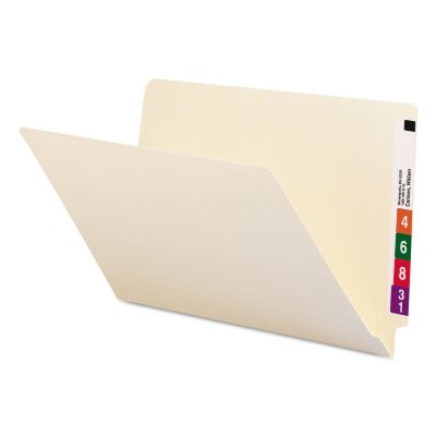 UPC 086486271004 product image for Smead Straight Cut One-Ply End Tab Shelf Folders, Manila (Legal) | upcitemdb.com