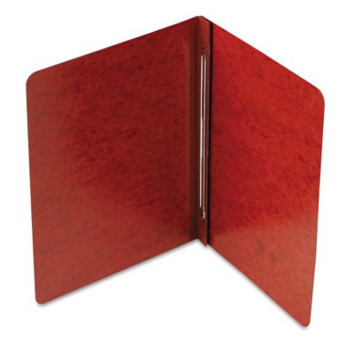 Smead Side Opening PressGuard Report Cover, Prong Fastener, Letter, Red