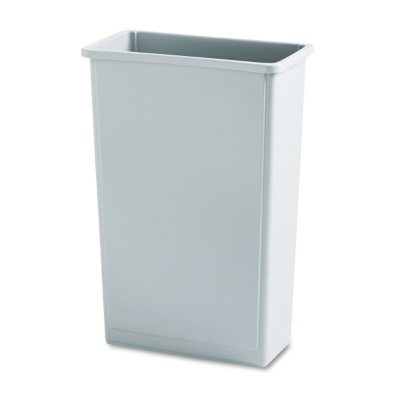 Rubbermaid Slim Jim Waste Receptacle - Gray - 23 gal.