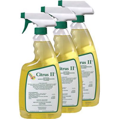 UPC 087052721534 product image for Citrus II Hospital Germicidal Deodorizing Cleaner Spray Citrus (3PK. 22-Ounces E | upcitemdb.com