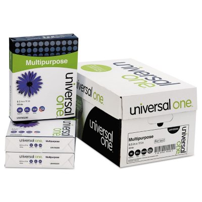 UPC 087547952009 product image for Universal Multipurpose Paper, 98 Brightness, 20lb, 8-1/2 x 11, Bright White, 500 | upcitemdb.com
