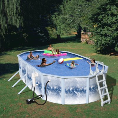 Quantum 33' x 18' x  52" Oval Pool Package