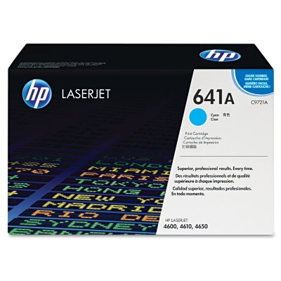HP C9721A LaserJet Smart Print Cartridge- Cyan