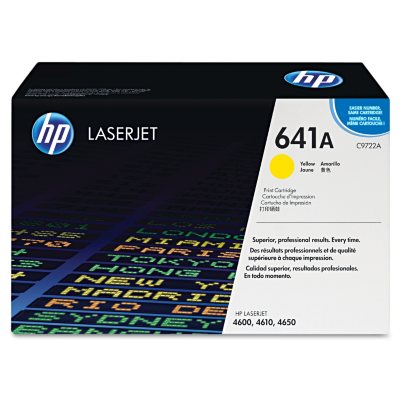 HP C9722A LaserJet Smart Print Cartridge- Yellow