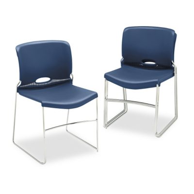 HON Olson Stacker Chair, Navy - 4 pk.