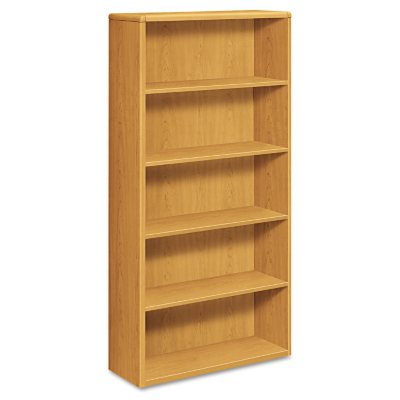 Hon 10700 Series Bookcase - 5 Shelves - Harvest