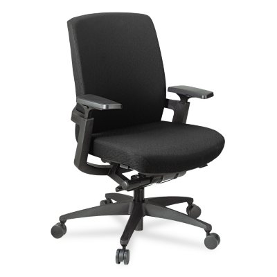 Hon F3 Series Synchro-Tilt Work Chair - Black Upholstery