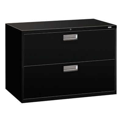 HON - 600 Series Lateral File Cabinet, 2-Drawer, Letter/Legal, 42" Width - Various Colors