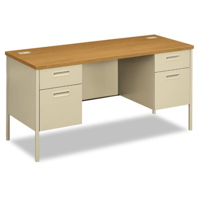 HON - Metro Series Knee space Credenza - Harvest/Putty