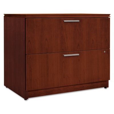 HON - Arrive Wood Veneer Lateral File Cabinet, 2-Drawer, Letter/Legal 