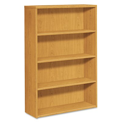HON - 10500 Series Bookcase - 4 Shelves - Harvest