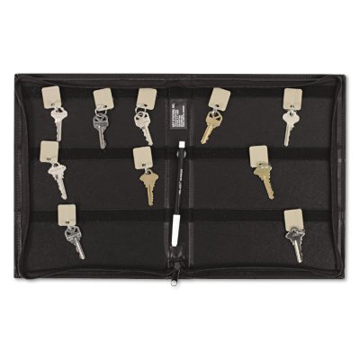 Black Portable Zipper Case - 48 Keys