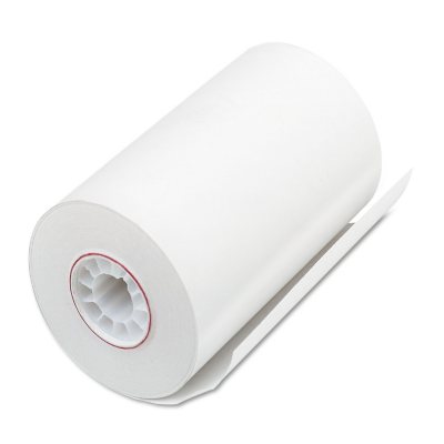 PM Company - Single-Ply Thermal Cash Register/POS Rolls, 3-1/8