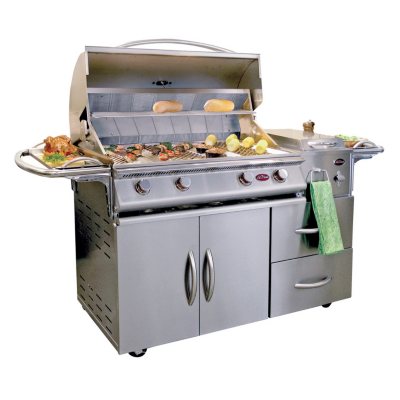 Cal Flame A La Cart Deluxe 4-Burner Stainless Steel Gas Grill 