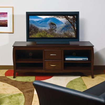 OSP Designs Brighton 60" TV Stand with Side Folding Construction