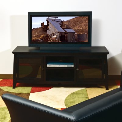 OSP Designs 60" TV Stand with Side Folding Construction