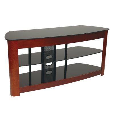 OSP Designs 60" Wood & Glass TV Credenza