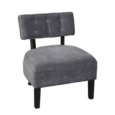 Avenue Six Curves Button Chair - Focus Mineral