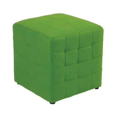 Avenue Six Detour 15” Fabric Cube - Green