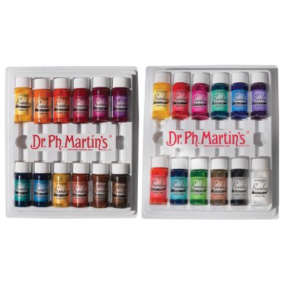 Dr. Martin's Bombay India Ink, 1/2 Ounce Jars, Assorted Colors, Set of 24