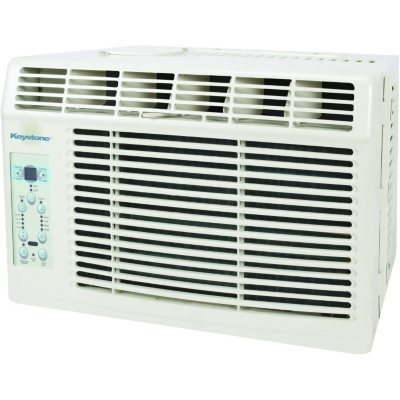 Keystone Energy Star 6,000 BTU 115V Window-Mounted Air Conditioner with "Follow Me" LCD Remote Control