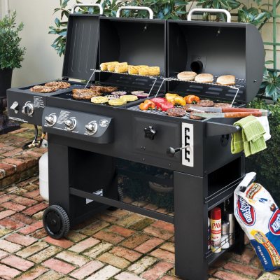 Hybrid Grill Infrared, Propane Gas and Charcoal Cooking System - Sam's Club