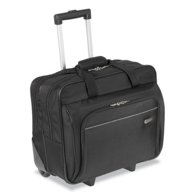 Targus - Rolling Laptop Case, 1200D Polyester, 16 1/2" x 7 1/2" x 14" - Black