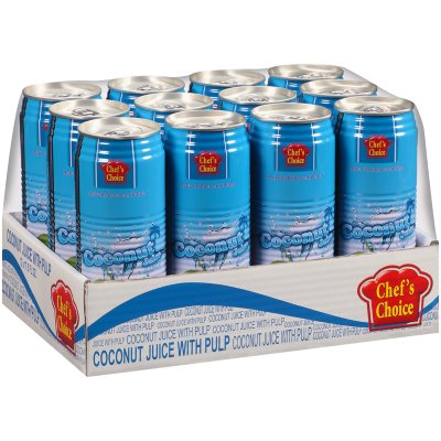 Chef's Choice Coconut Juice w/Pulp - 17.5 fl. oz. - 12 ct.