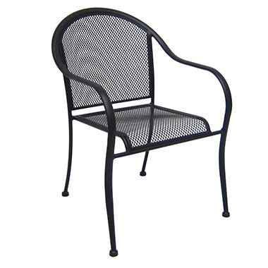 Wrought Iron Commercial Bistro Chair  