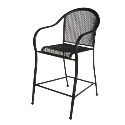 Commercial Wrought Iron Bar Chair - 2 pk.