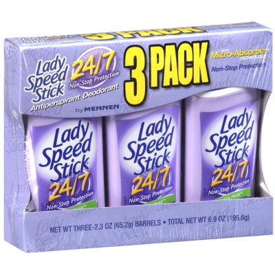 Lady Speed Stick® Satin Pear Antiperspirant Deodorant - 2.3 oz. - 3 pk.