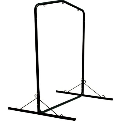 Deluxe Steel Black Textured Swing Stand