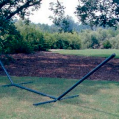 15' Heavy Steel Hammock Stand - Forest Green