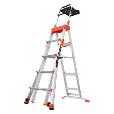 Little Giant Select Step 5'-8' Adjustable Step Ladder