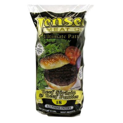 Jensen Sirloin Beef Patties 6lbs.