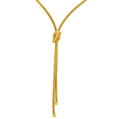 Love, Earth® Knot Necklace in 14K Yellow Gold