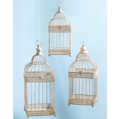 White Birdcage (3 ct.)
